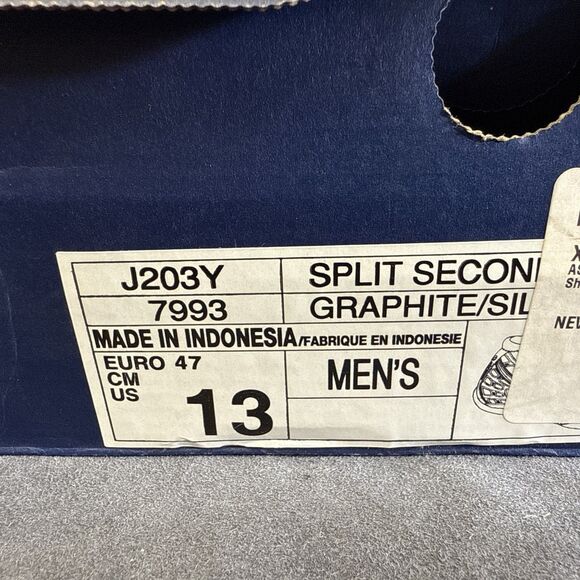Size 13 - ASICS Split Second 9 Graphite/Silver/Royal Wrestling Shoe J203Y 7993 main image 15